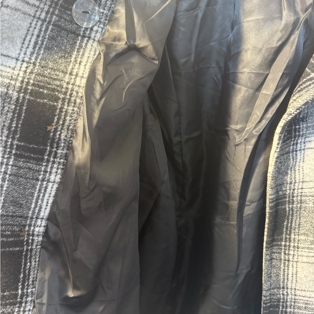 Lane Bryant Double-Breasted Faux-Wool Coat - Picture 7 of 7